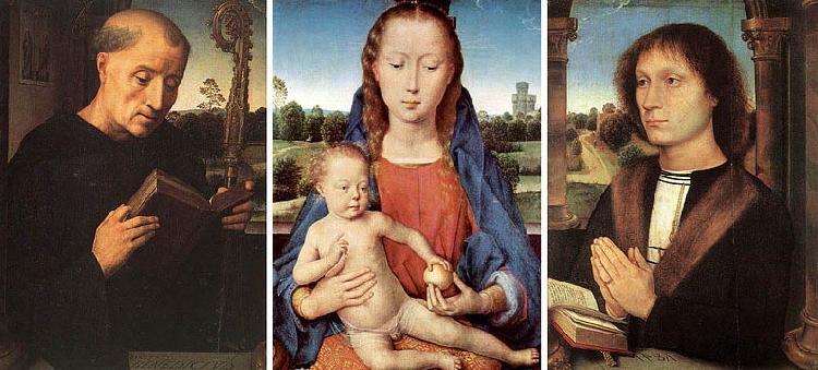 Hans Memling Panell central es troba a Berlin i els laterals a Florencia oil painting picture